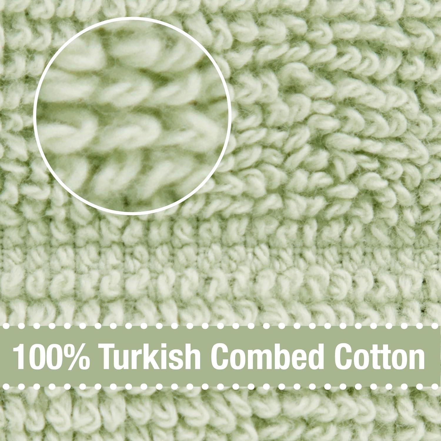 Pistachio Green Cotton Terry Kitchen Towel Set