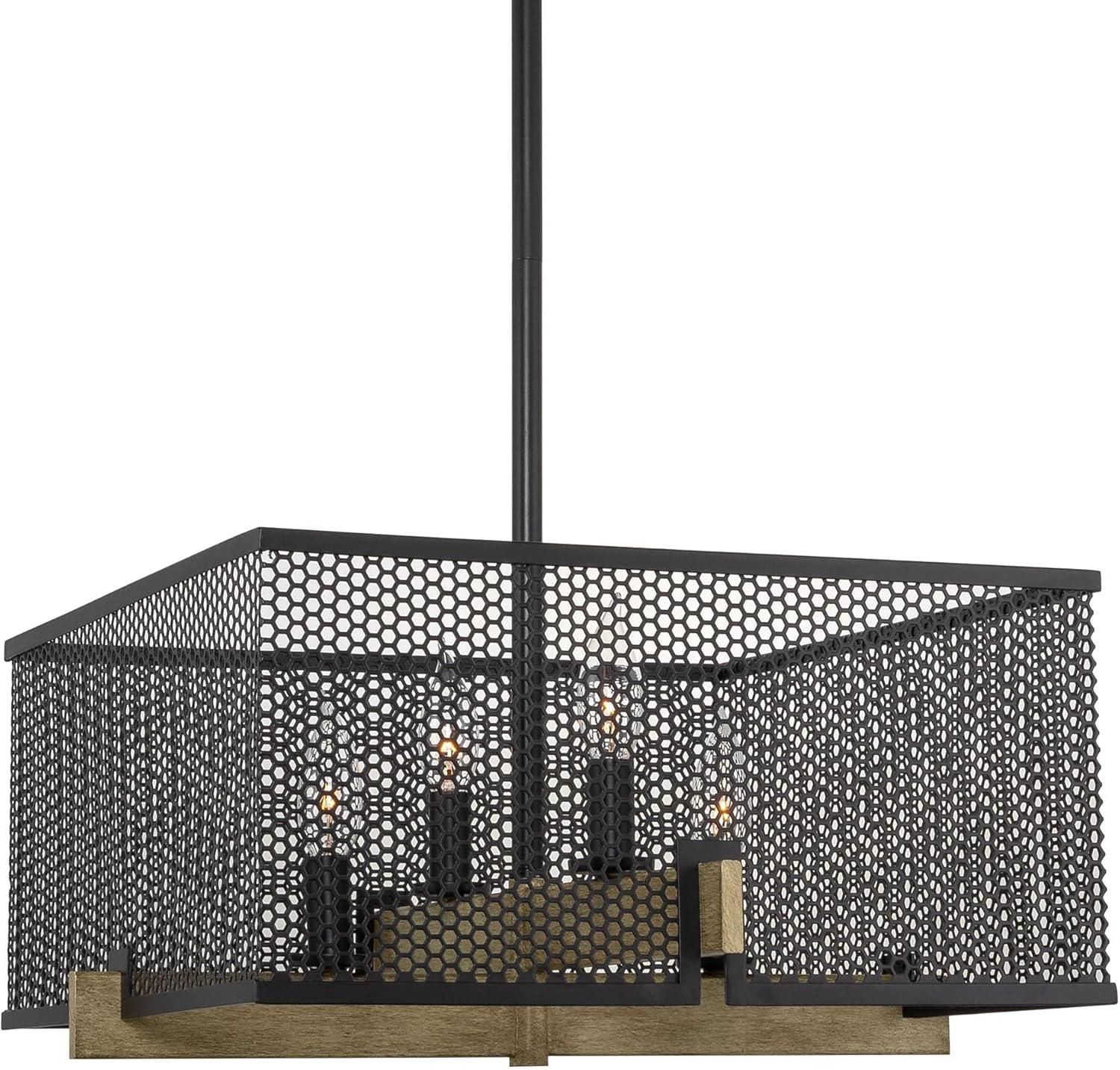 17 Stories Windmoor 4 - Light Dimmable Square / Rectangle Chandelier