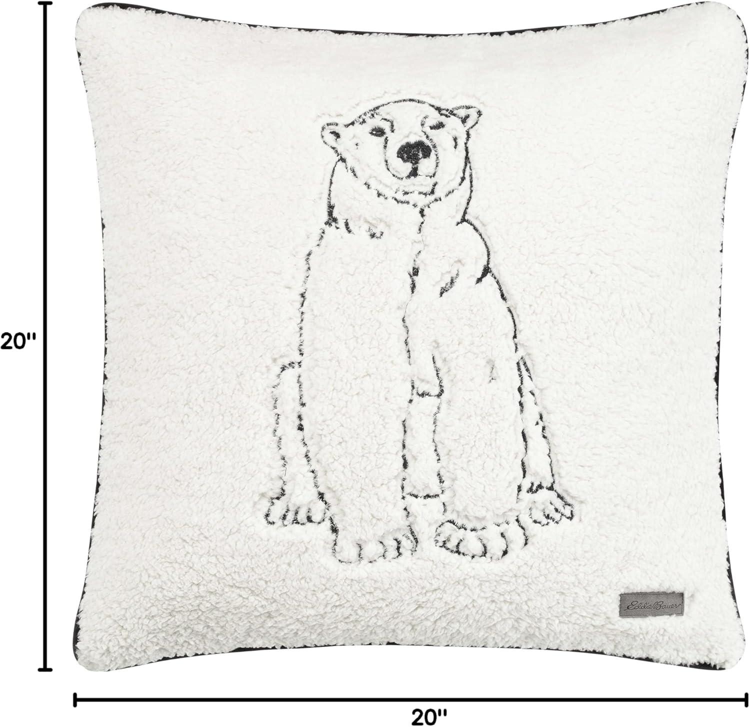 Eddie Bauer Eddie Bauer Cozy Polar Bear Throw Pillow