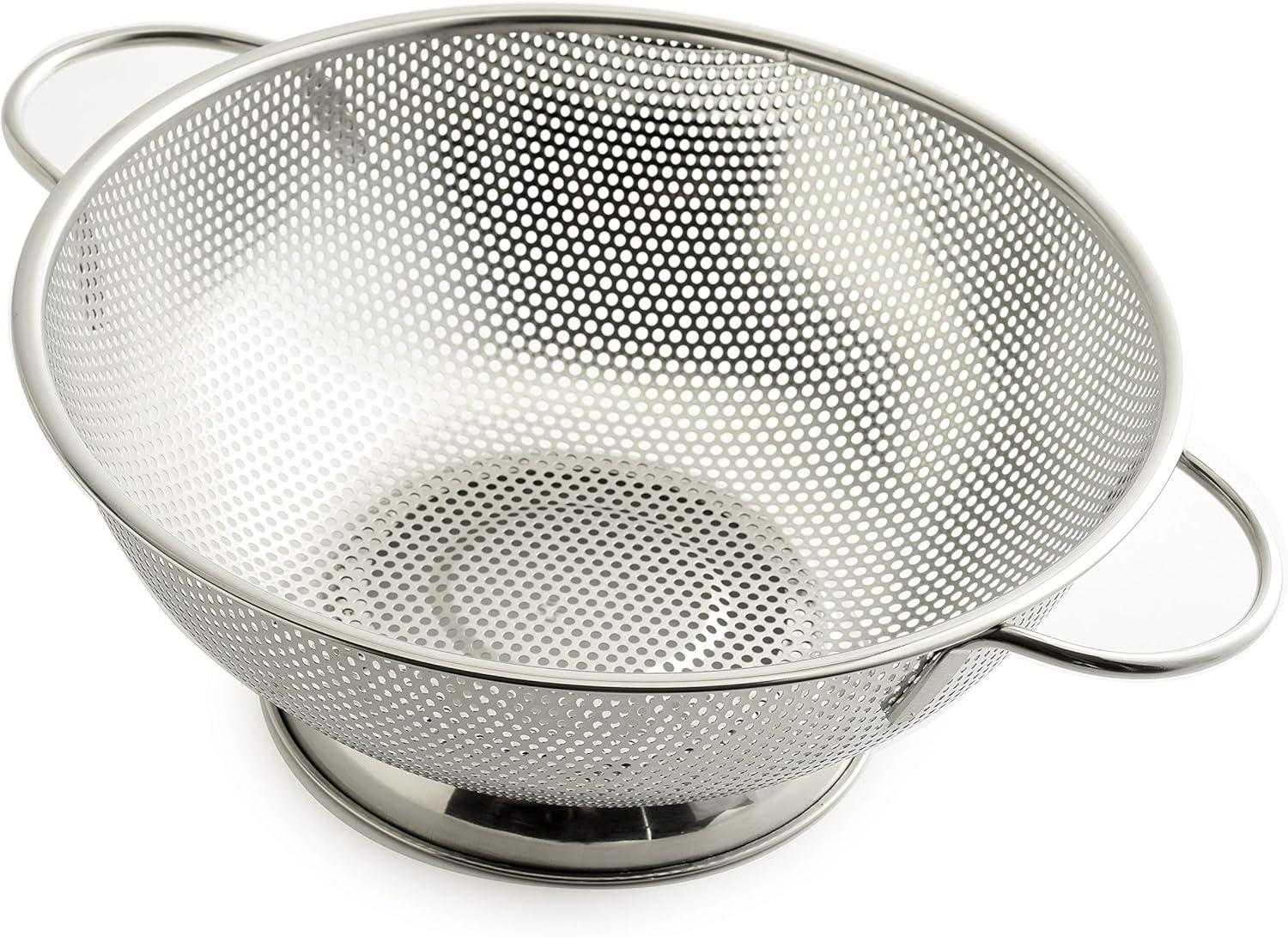 Bennium 5-Quart Stainless Steel Colander with Tubular Handles