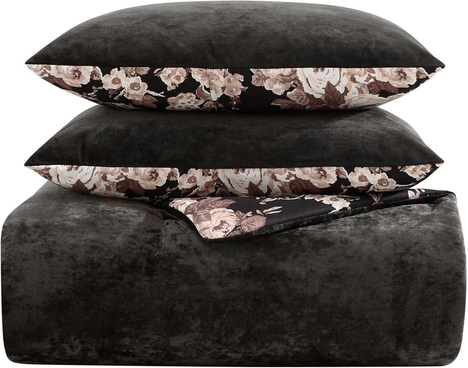 Betsey Johnson Betsey Johnson Solid Reversible Comforter Set