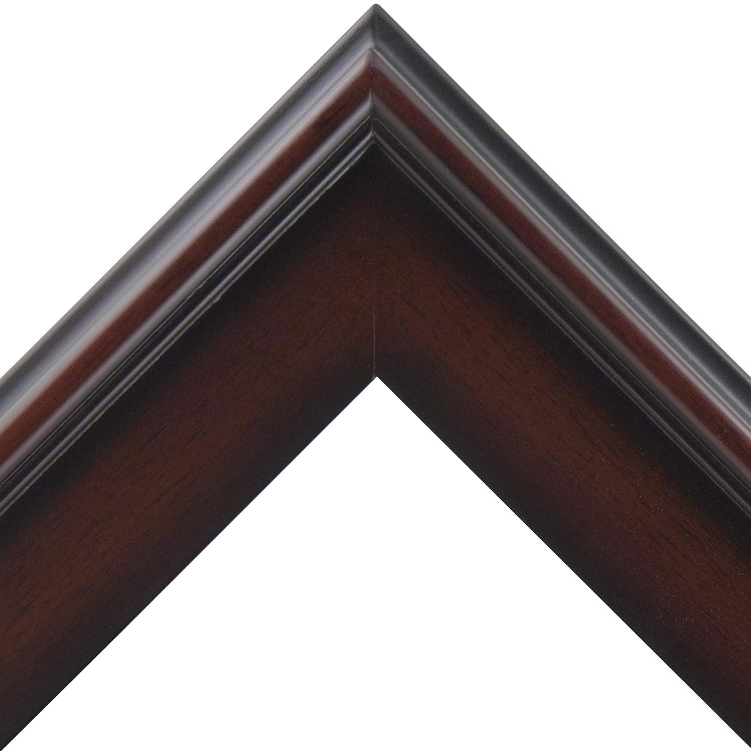 Creative Mark Plein Air Wooden Picture Frame - 6X8 Mahogany - Professional Single Frame for Art Panels, Stretched Canvas, Pictures and More, glass and backing not included