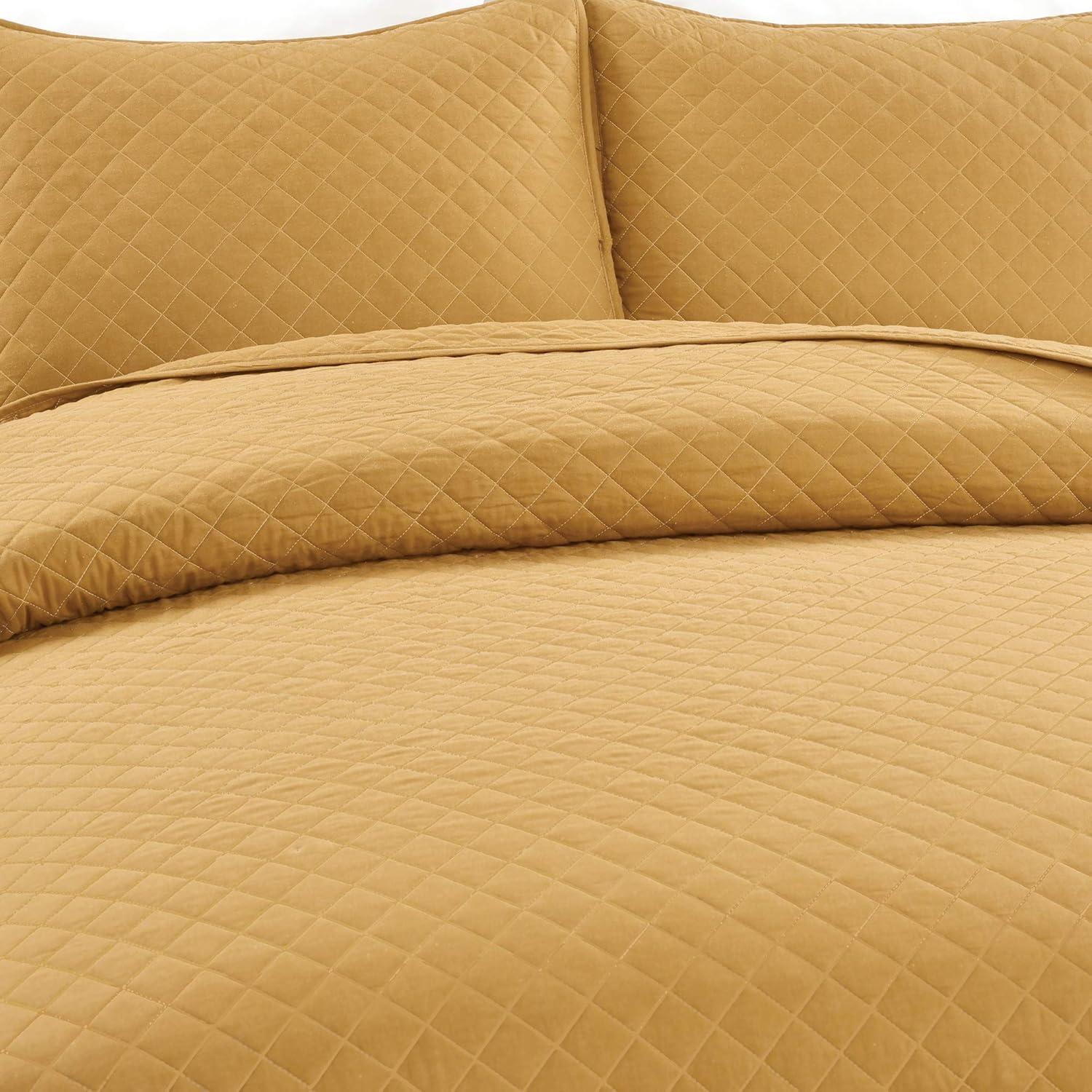 Lush Decor Ava Diamond Standard Cotton Modern & Contemporary Quilt Set