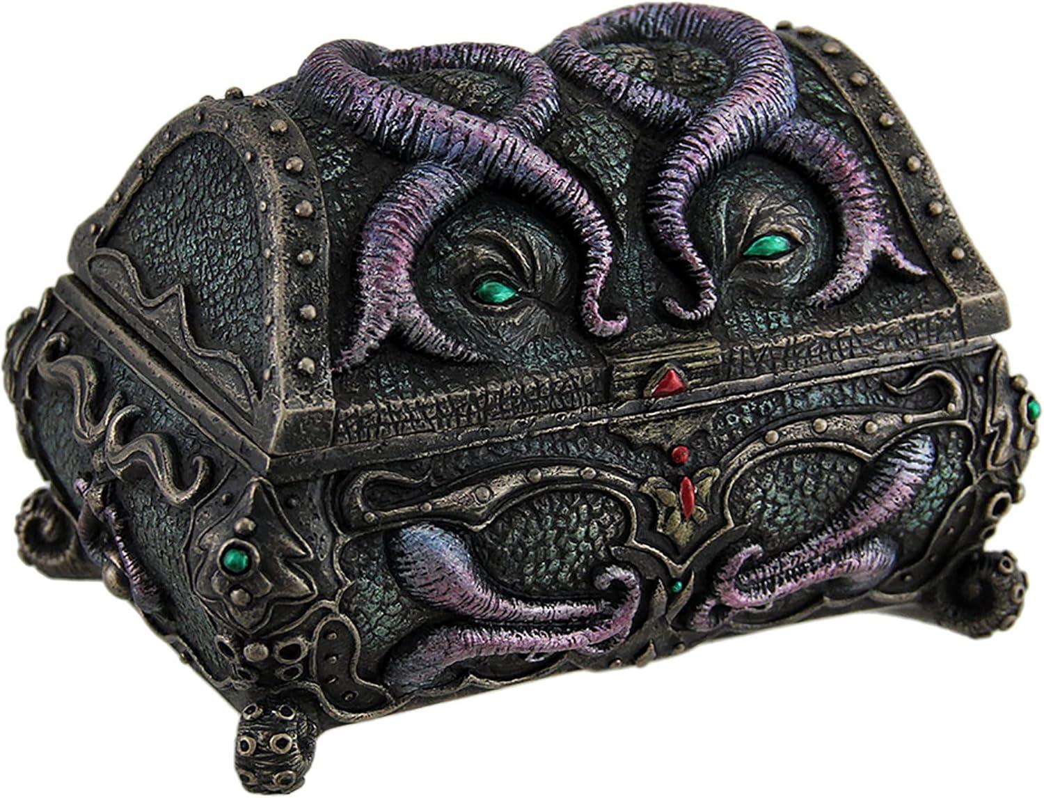 Veronese Design The Great Imitator Octopus Mimic Chest Decorative Trinket Box