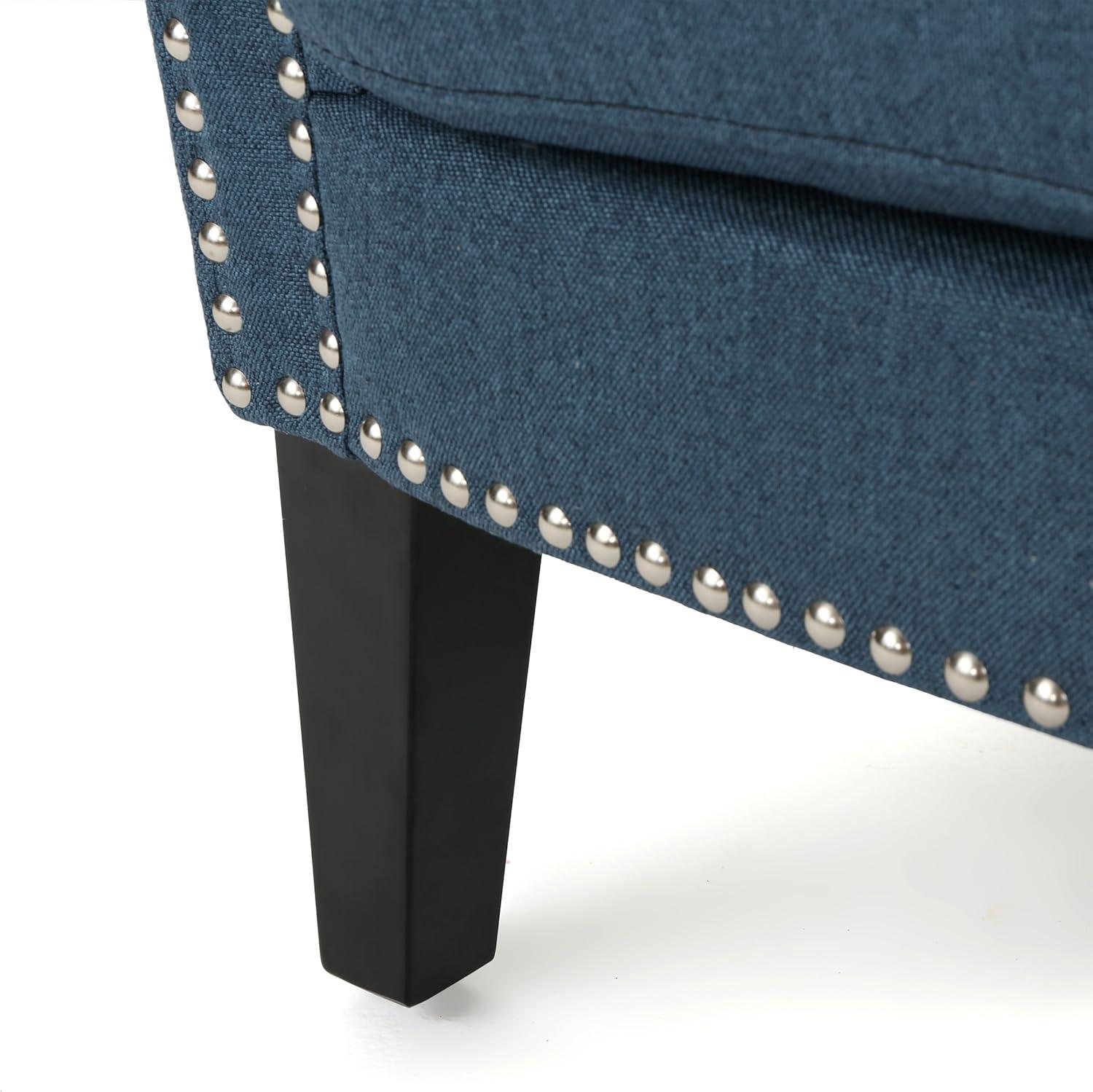 Brice Vintage Studded Club Chair - Christopher Knight Home