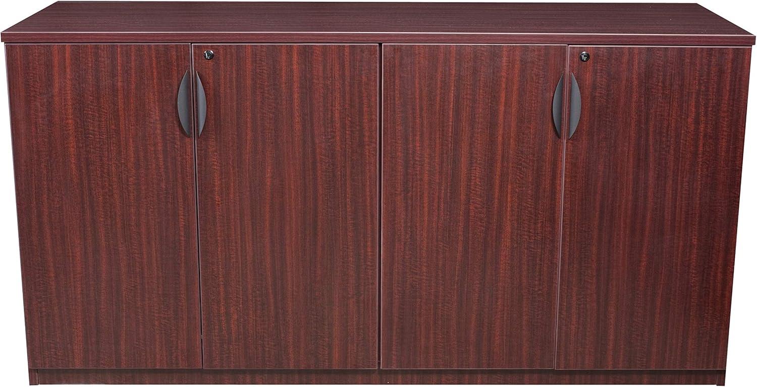 Regency Legacy 72 in. Office Storage Cabinet Buffet- Mahogany