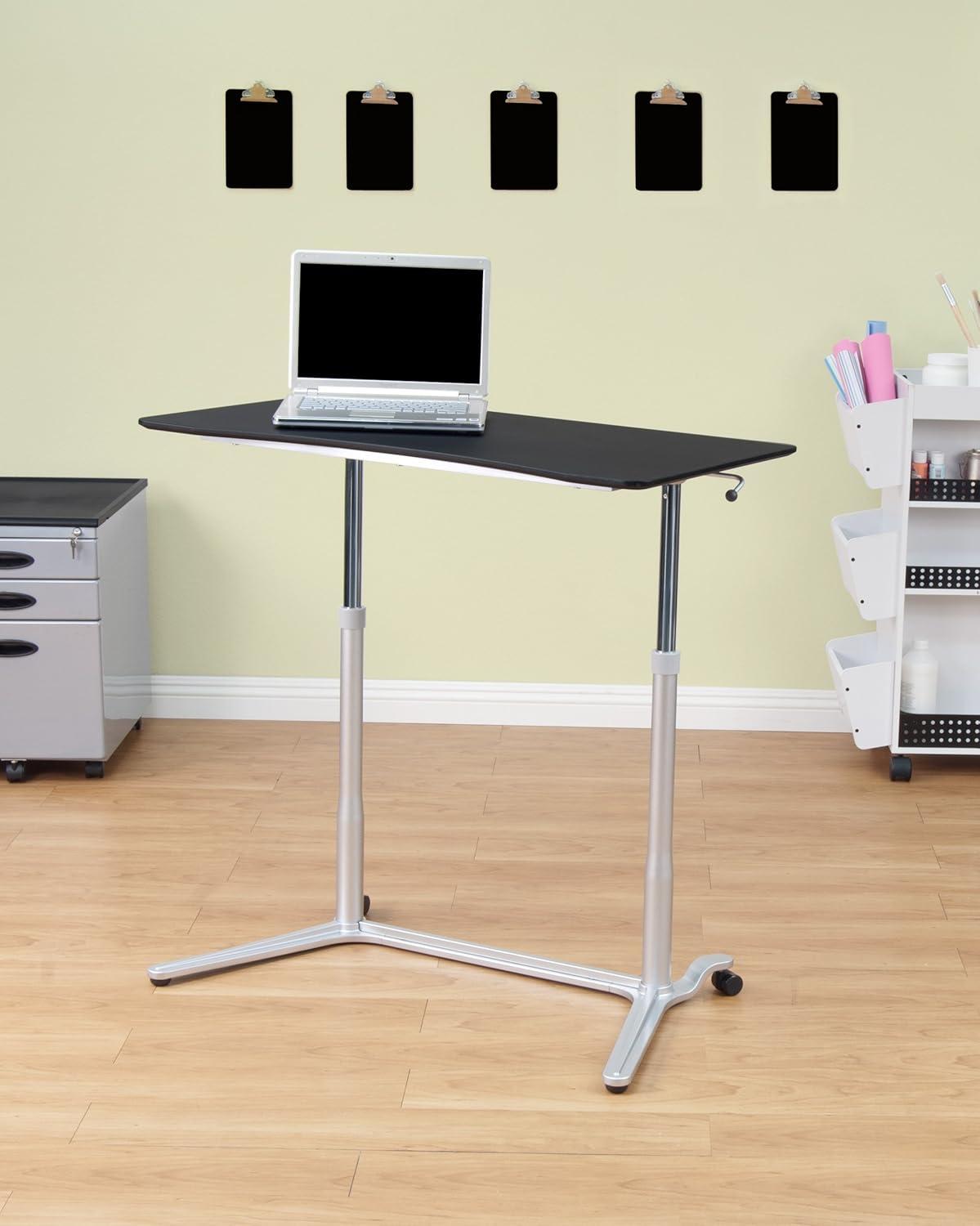 Inbox Zero Crandell Adjustable Metal Base Standing Desk