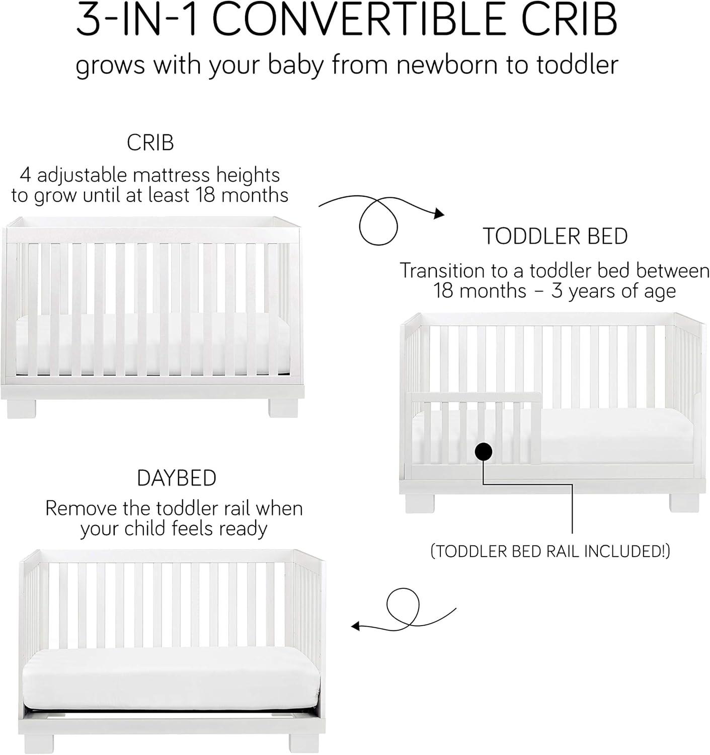 Modo 3-in-1 Convertible Crib