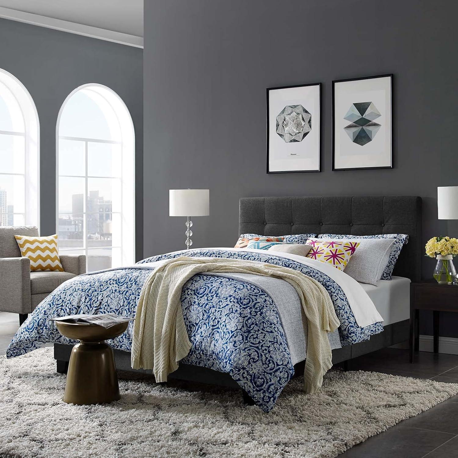 Modway Amira Full Upholstered Fabric Bed