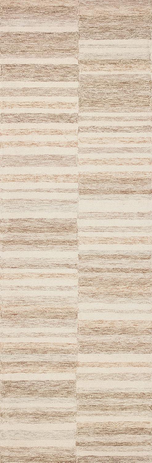 Chris Loves Julia x Loloi Chris Loves Julia x Loloi Chris Collection CHR-03 Ivory / Clay, Transitional  Area Rug