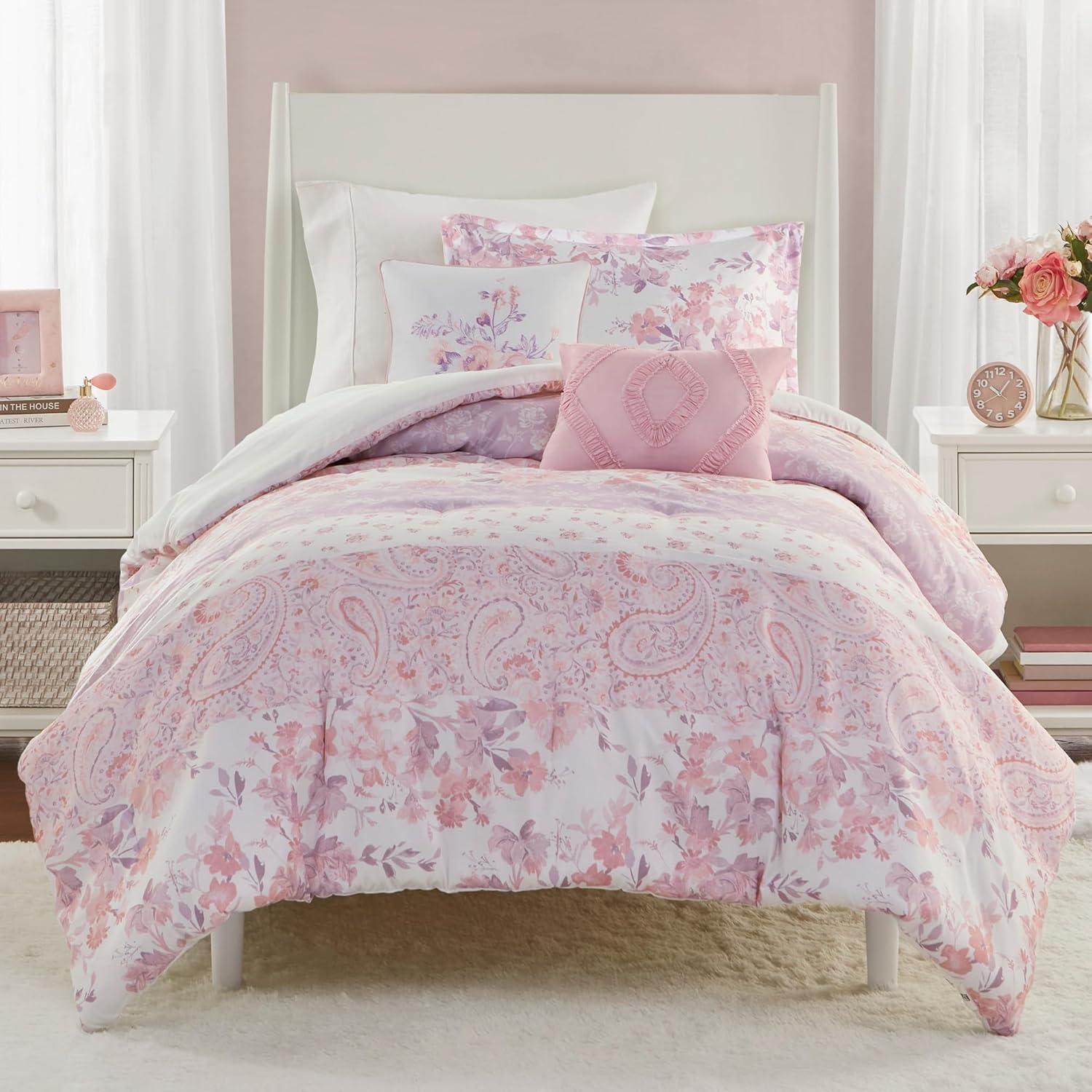 Intelligent Design Floral Paisley Comforter Set