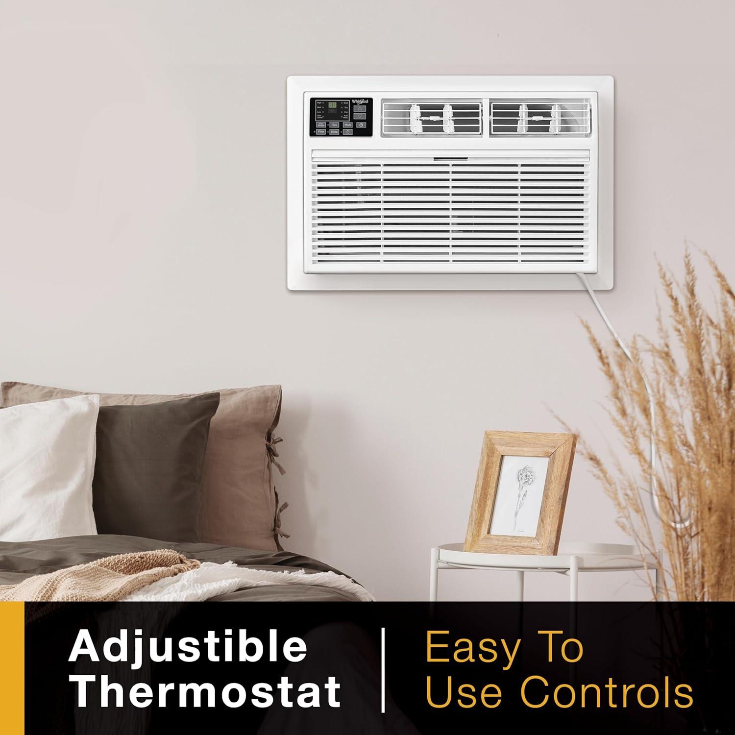 Whirlpool Whirlpool 10,000 BTU 230V Through-the-Wall Air Conditioner with Remote Control