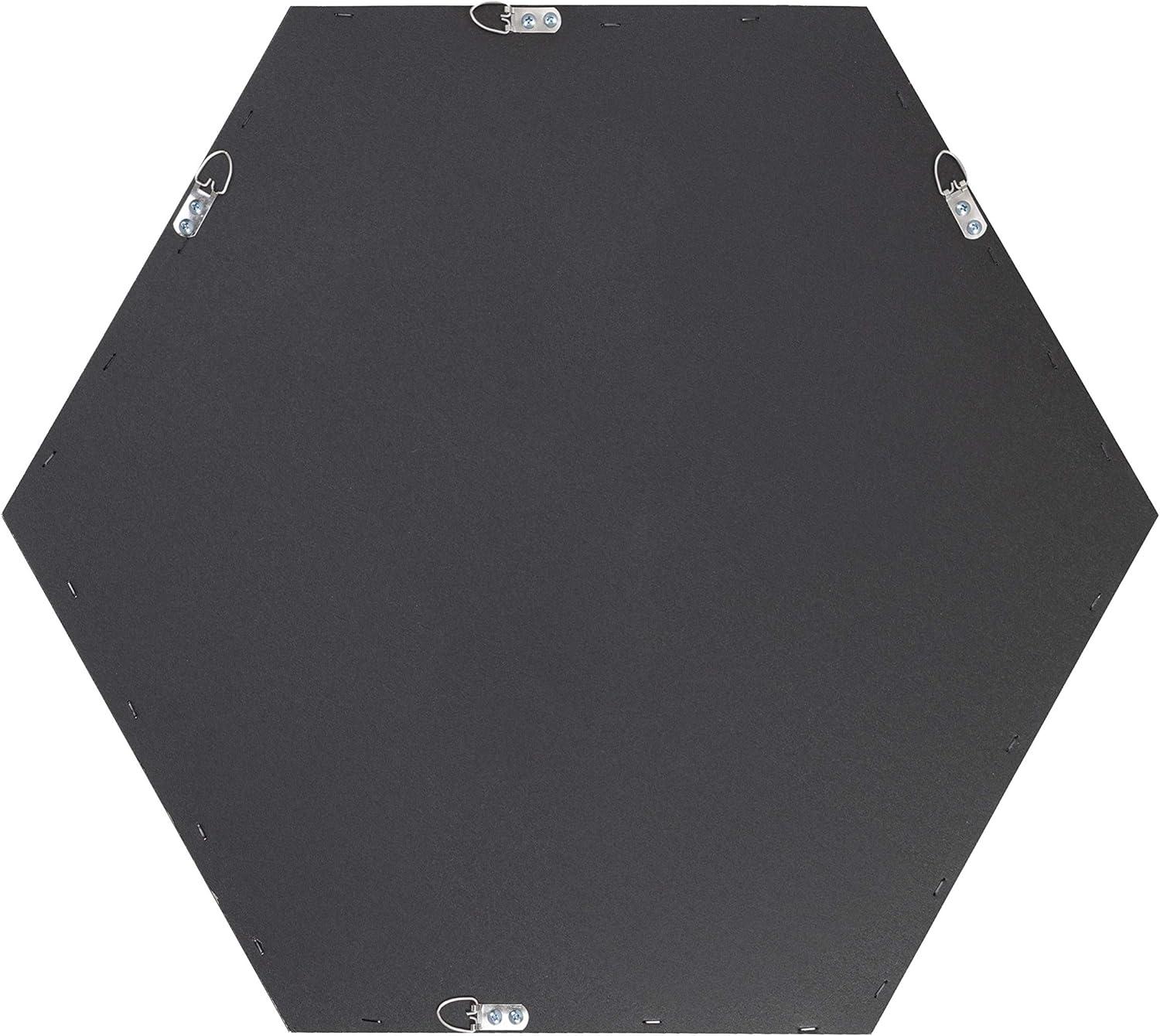 Rhodes Hexagon Wall Mirror - Kate & Laurel All Things Decor