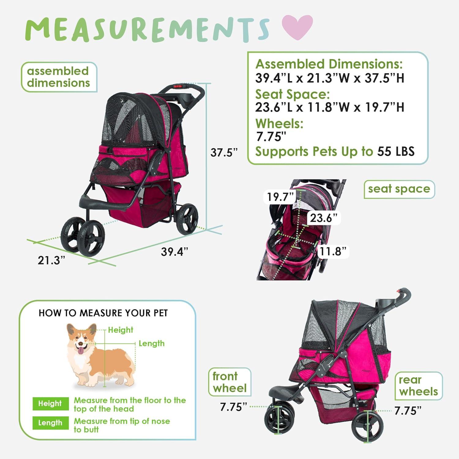 Petique Durable Folding Standard Stroller