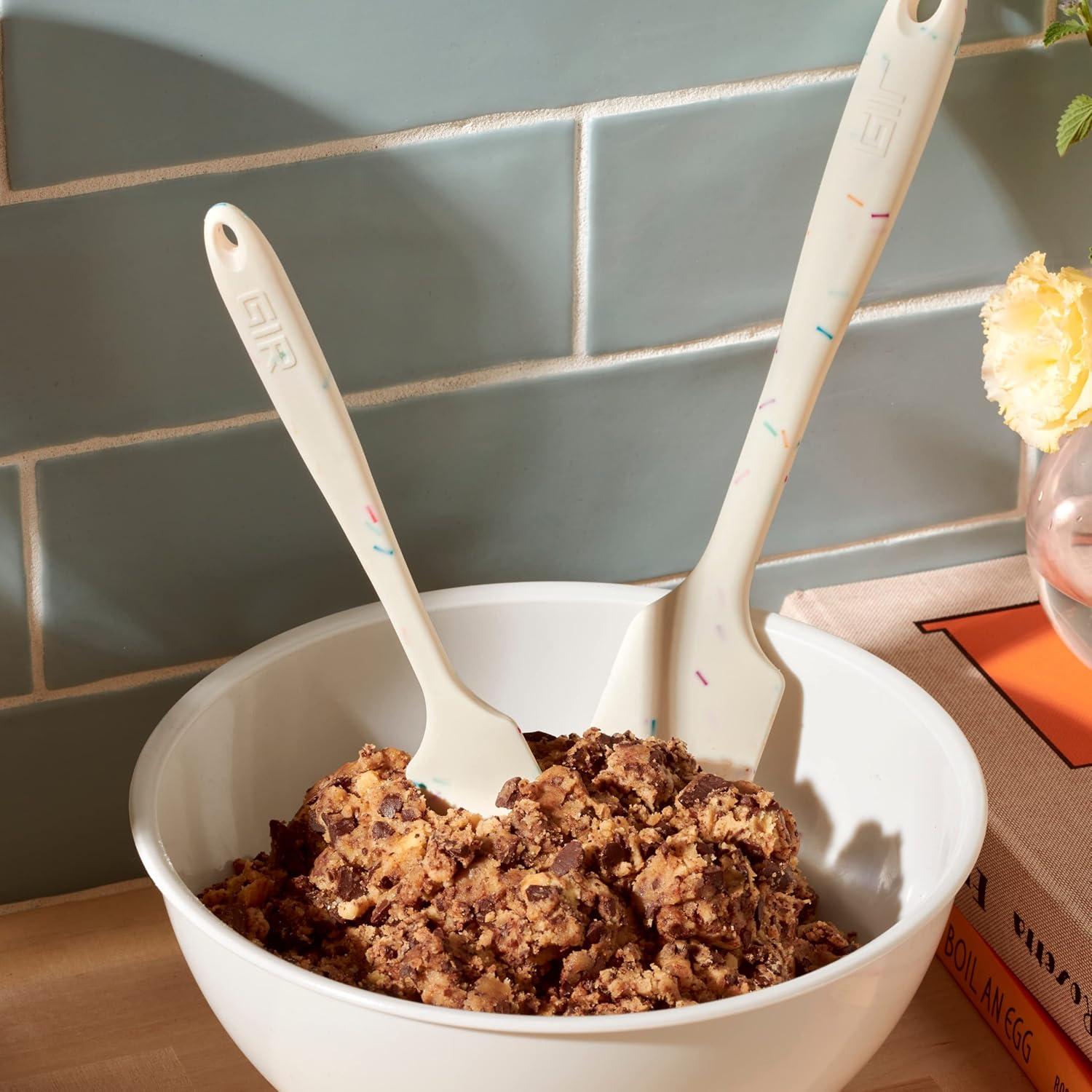 Get It Right Premium Silicone Spatula , Heat Resistant up to 550 F , Seamless, Nonstick Kitchen Spatulas for Cooking, Baking, and Mixing , Ultimate - 11 IN, Black