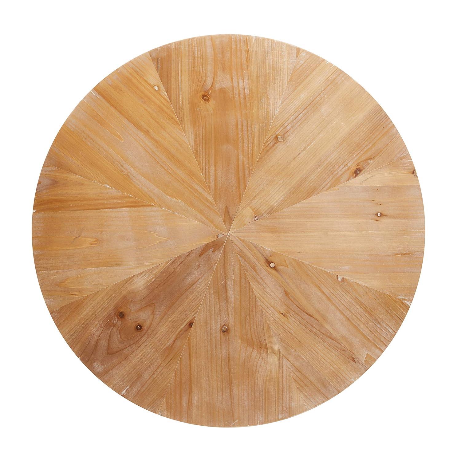 Modern Wood and Iron Coffee Table Natural Brown - Olivia & May