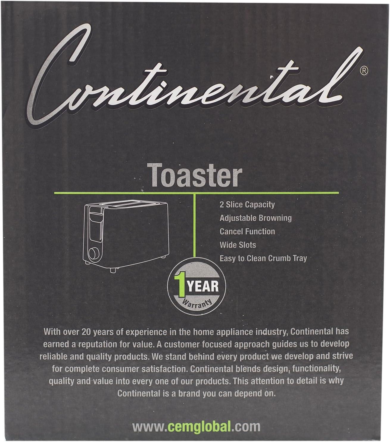 Prep & Savour Prep & Savour 2 Slice Cool Touch Toaster