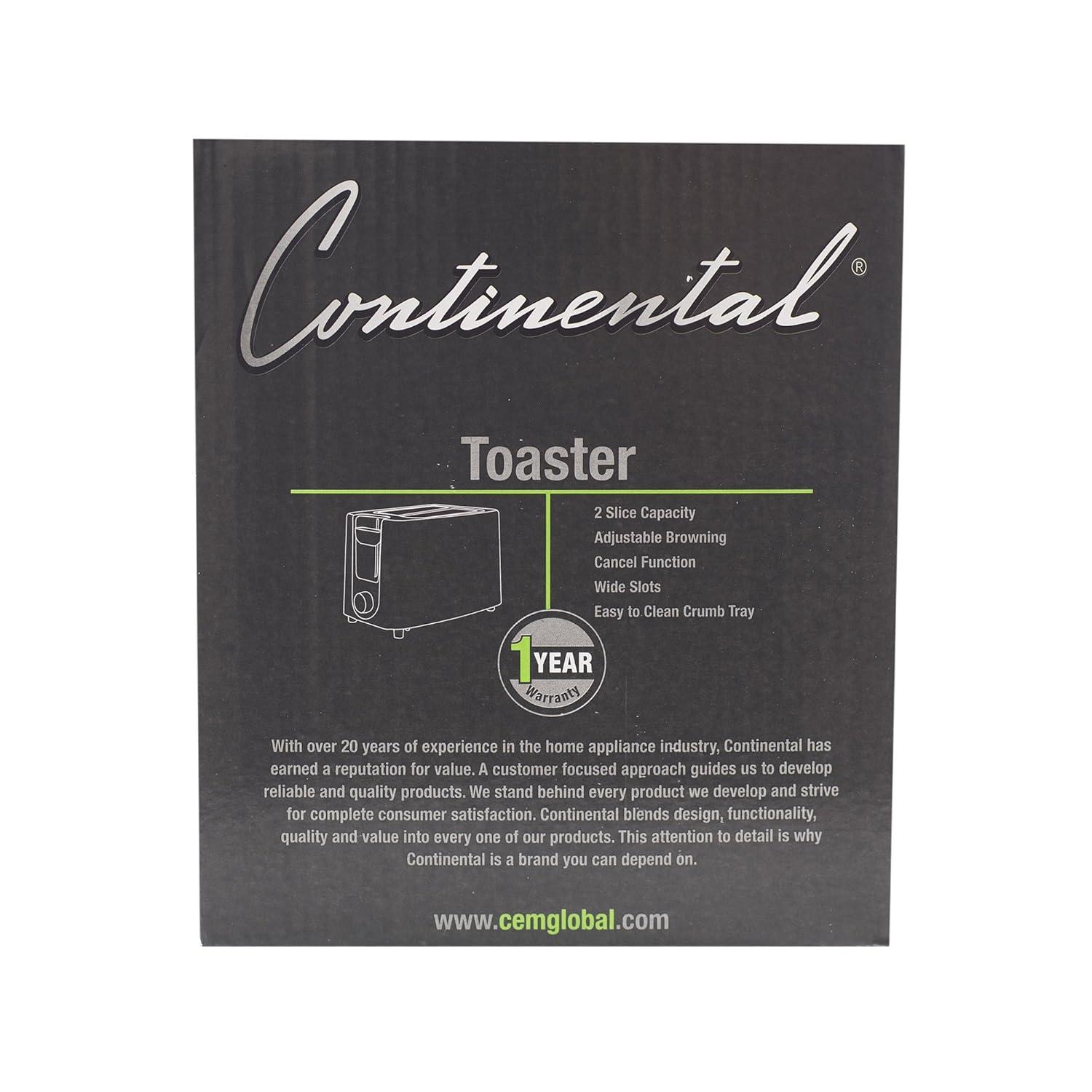 Prep & Savour Prep & Savour 2 Slice Cool Touch Toaster