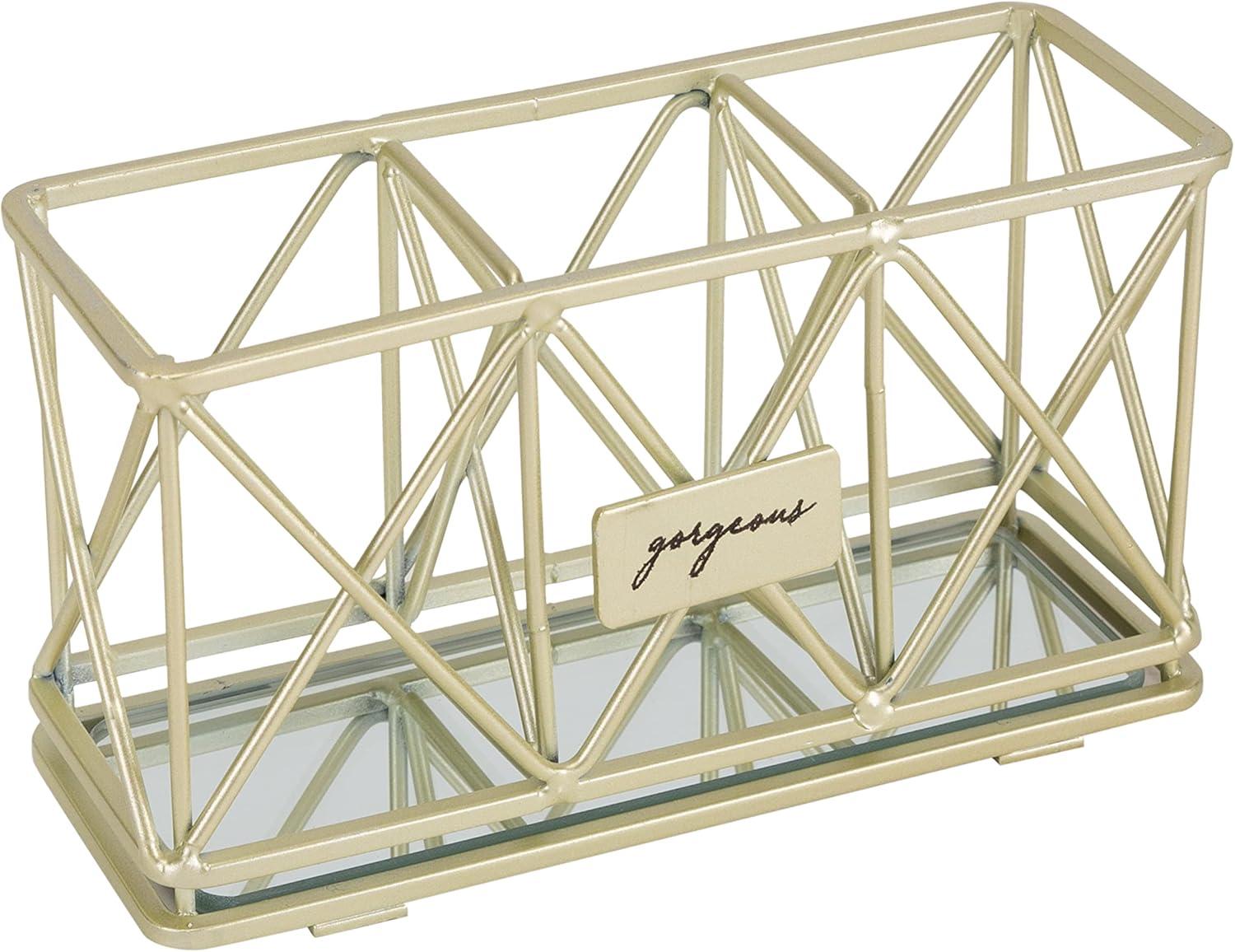 Home Details Metal Makeup Organizer