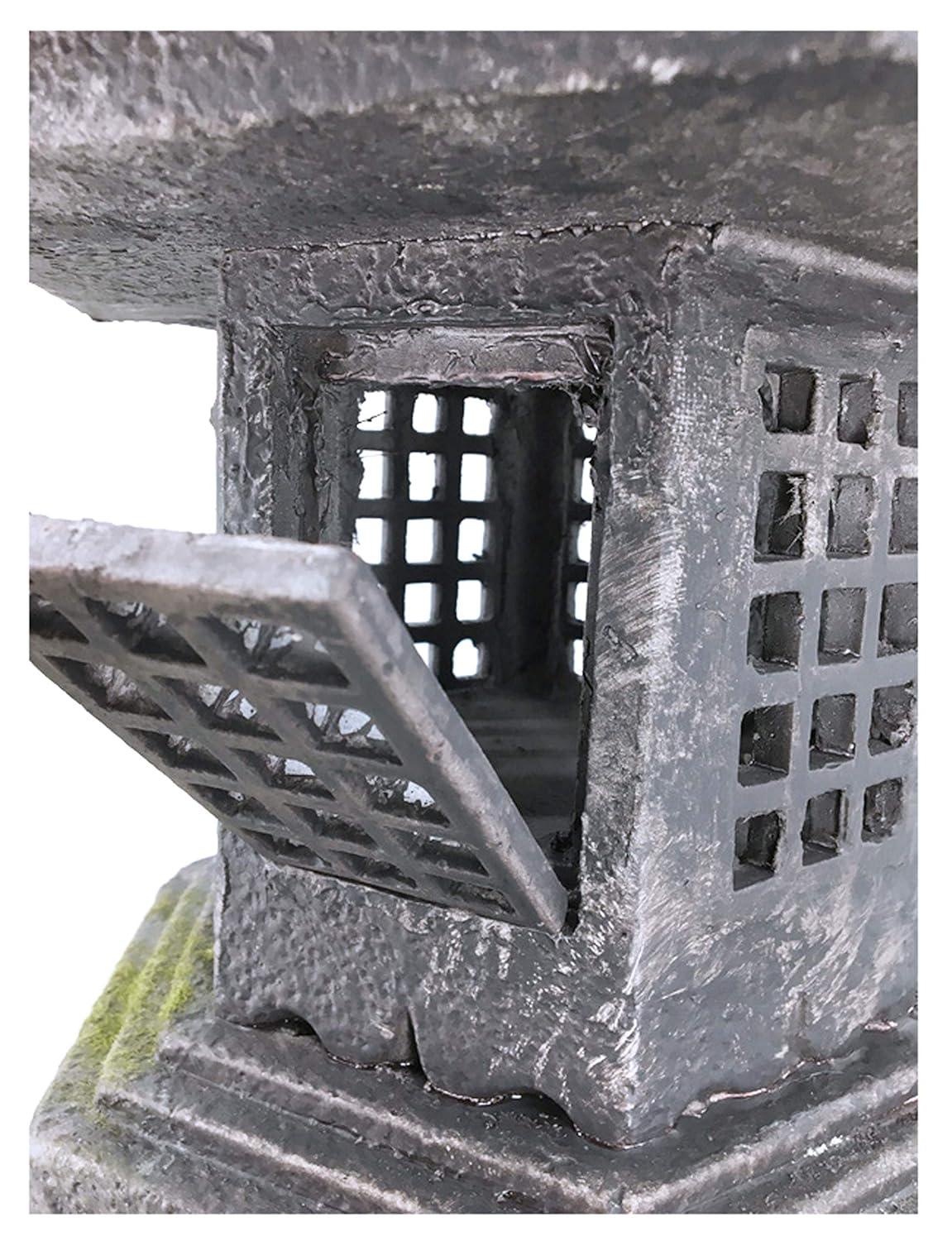38In Grey Stone Pagoda Lantern