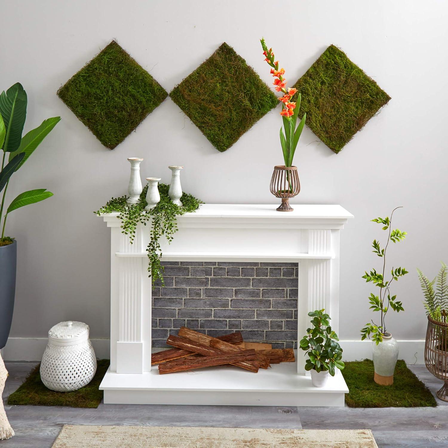 Nearly Natural 20-in X 20-in Artificial Moss Mat