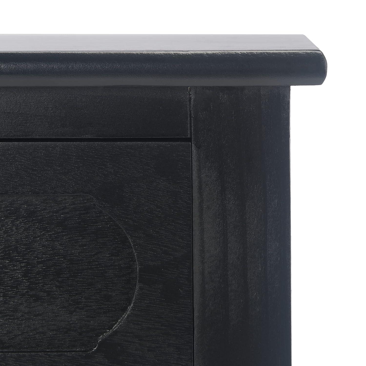Allura 2 Drawer Console Table - Black - Safavieh