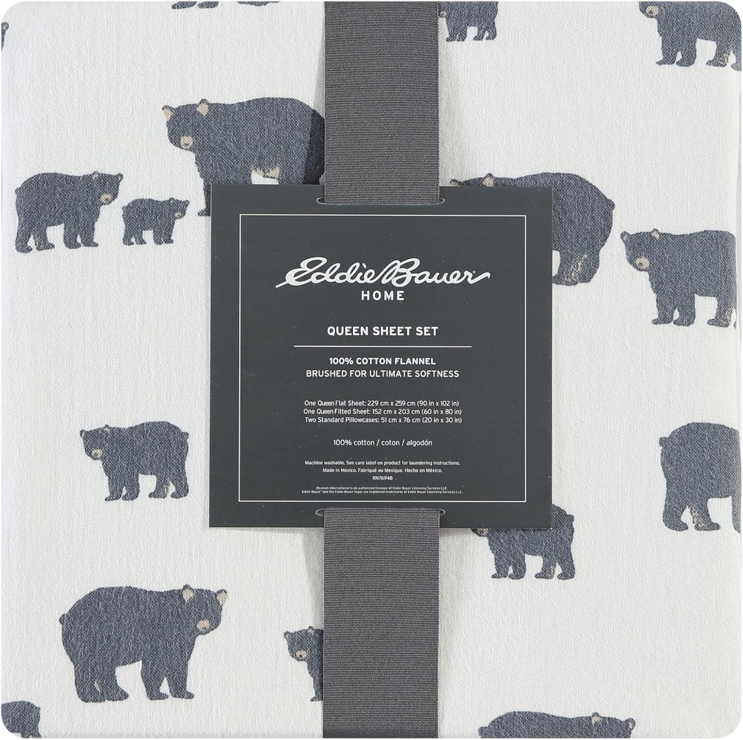 Patterned Flannel Sheet Set - Eddie Bauer