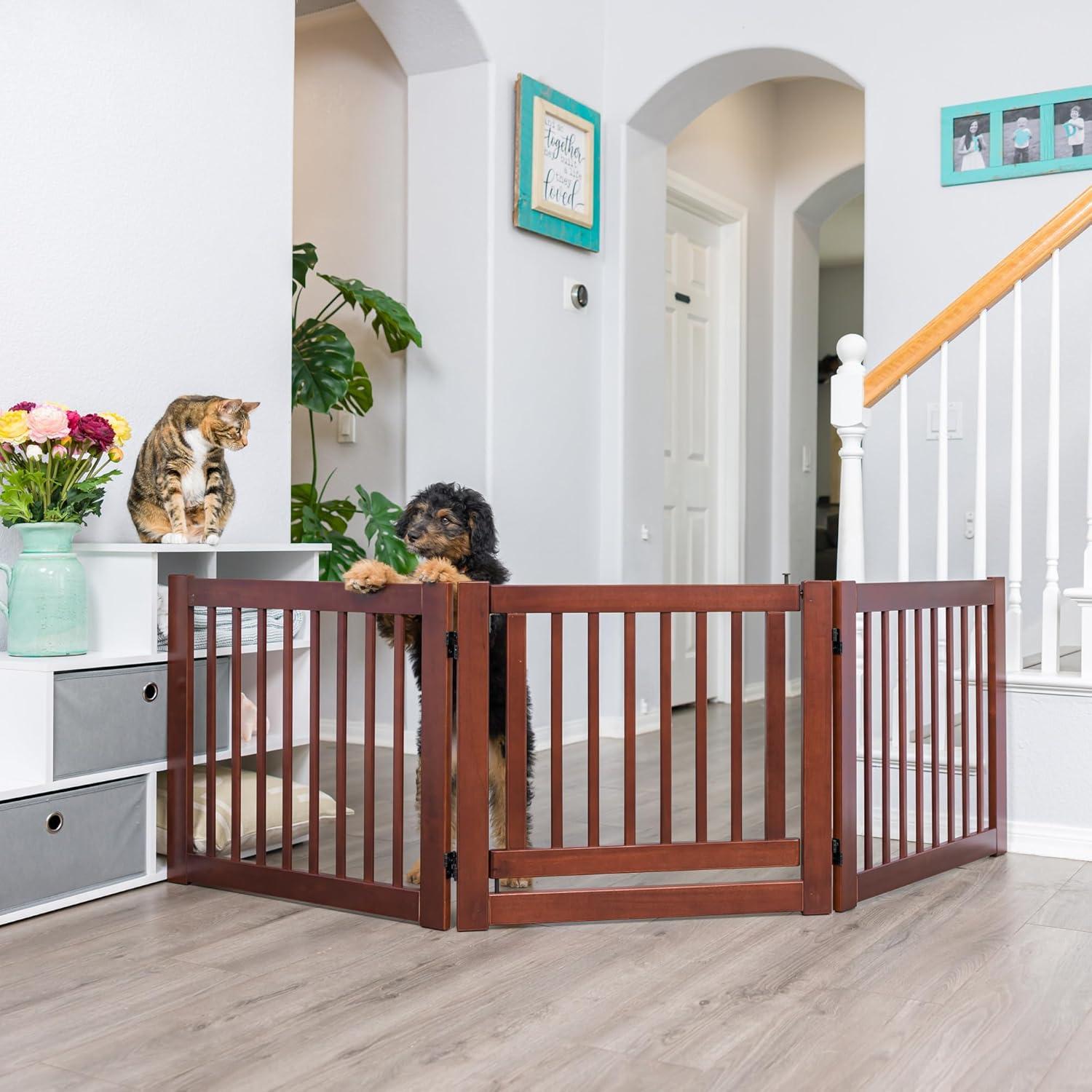 Primetime Petz 360 Configurable Pet Gate with Door 24" Secure Boundaries and Peace of Mind, Ensuring Safety and Freedom for Your Furry Friends