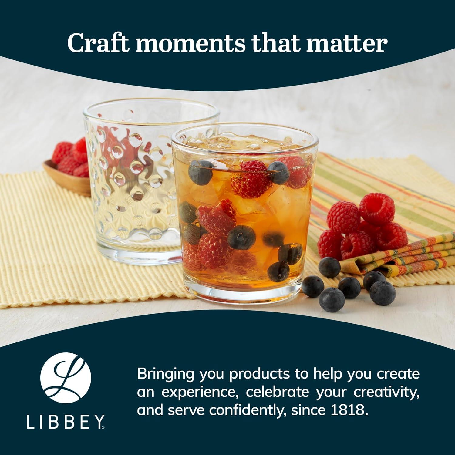 Libbey Awa 16 Piece Tumblers and Rocks Glass Set