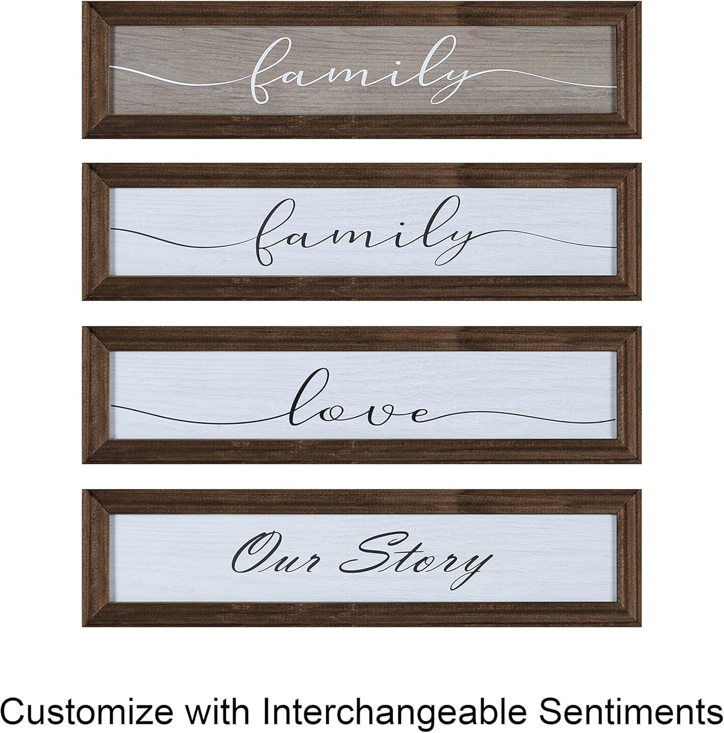 10pc Bordeaux Expressions Frame Box Set - Kate & Laurel All Things Decor