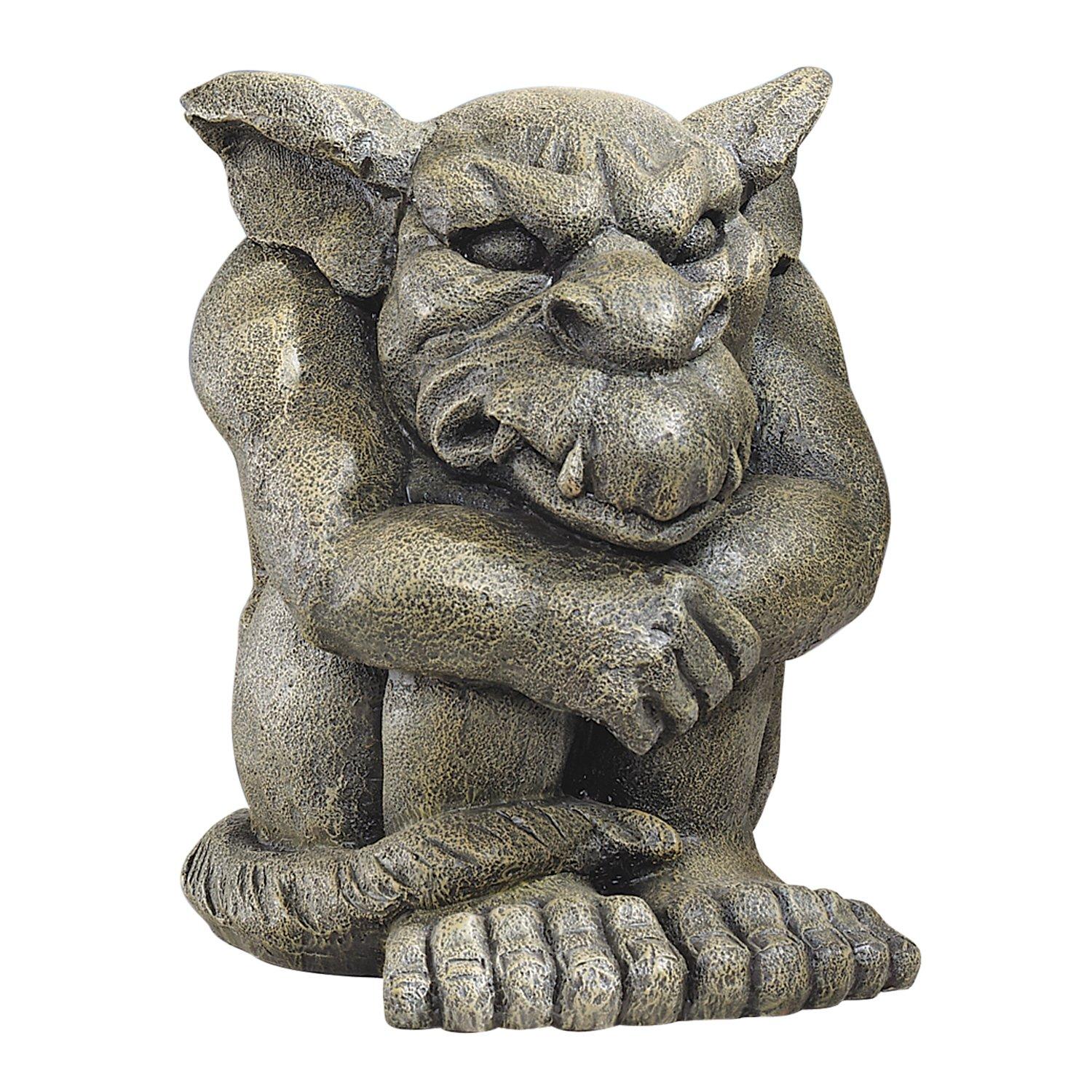 Ebros Winged Fat Ogre Troll Gargoyle Statue 4" High Gargoyles Collectible