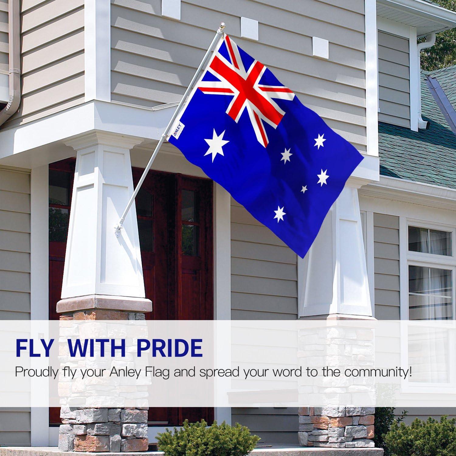 Australia Flag Polyester 36 x 60 in. House Flag