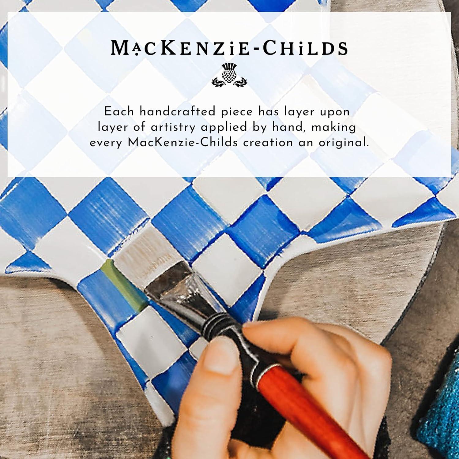MacKenzie-Childs Royal Check® Flicker Pillar Candle