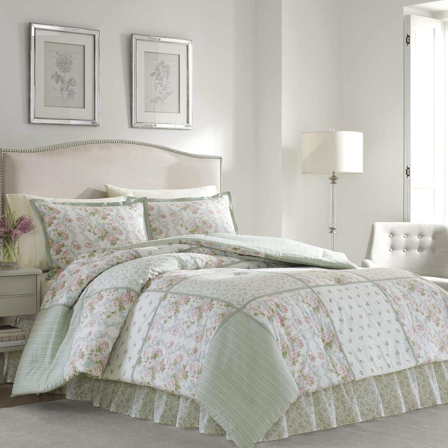 Green Harper Comforter Set - Laura Ashley