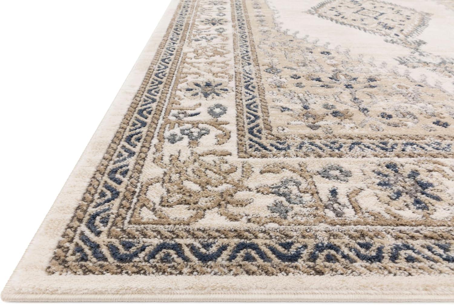 Loloi Teagan Oatmeal / Ivory 11'-6" x 15' Area Rug