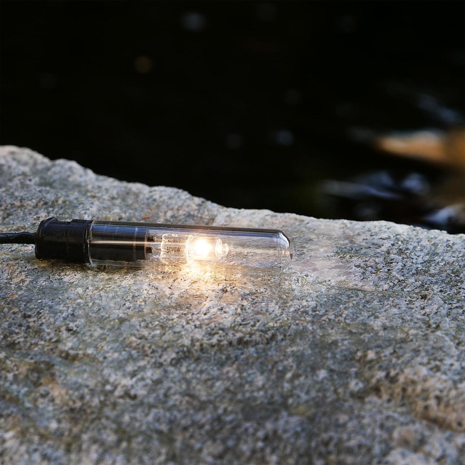 Submersible Halogen Outdoor Lantern with Transformer - Alpine Corporation: Weather-Resistant, Electric Powered Spotlight