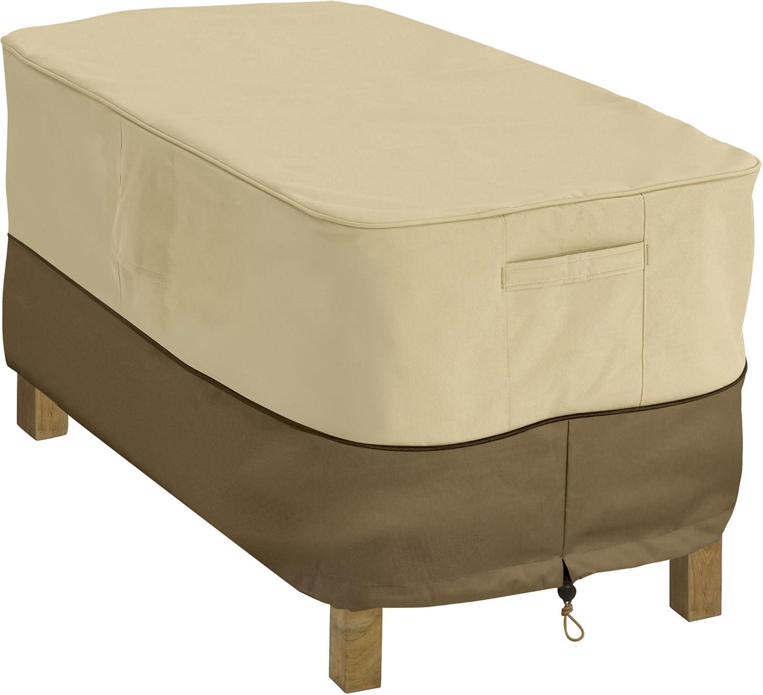 Classic Accessories Veranda™ Rectangular Patio Coffee Table Cover - Water Resistant Outdoor Furniture Cover (55-121-011501-00)