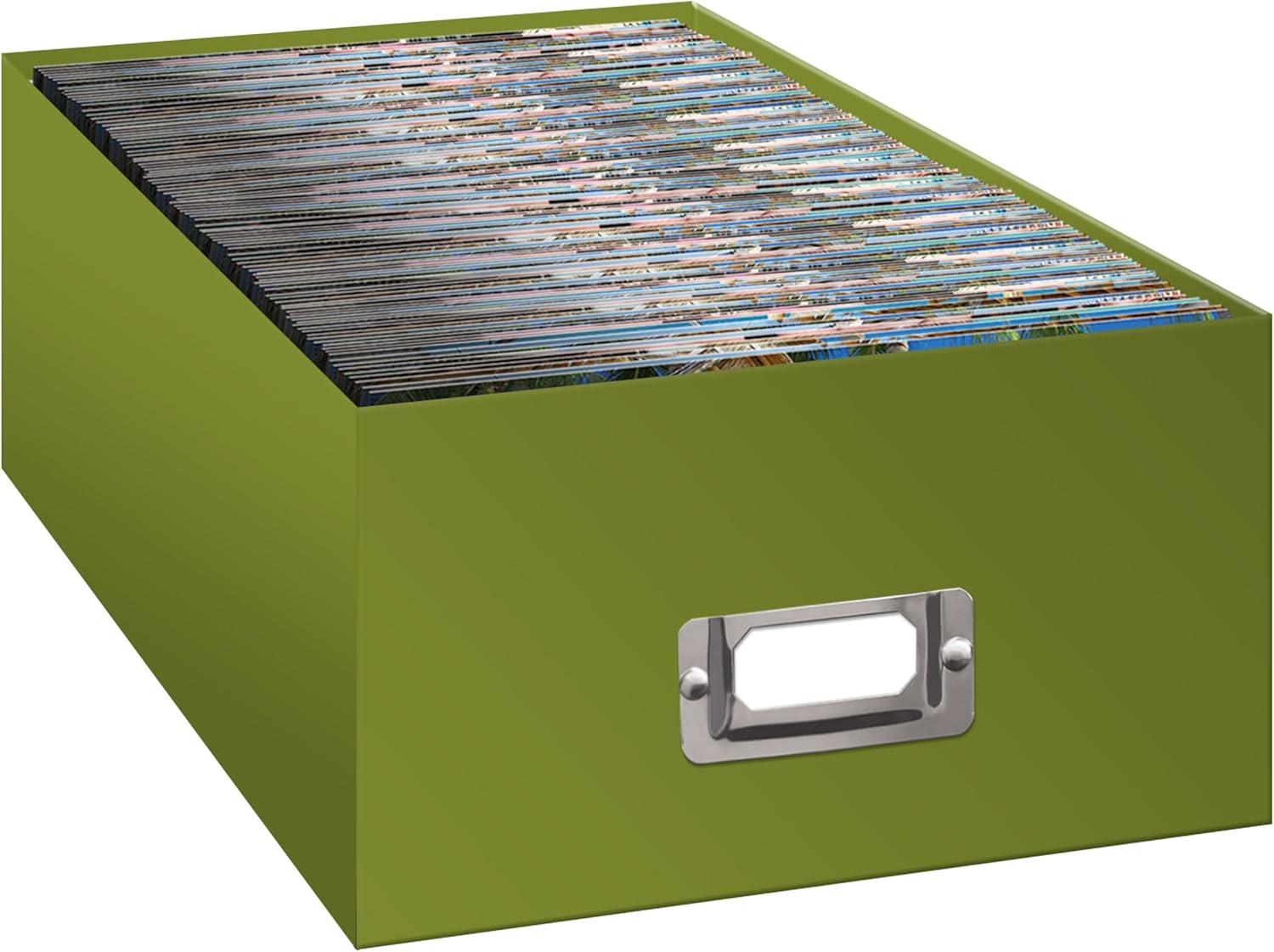 SAGE-GREEN Archival STORAGE Photo Box by Pioneer - 4x6