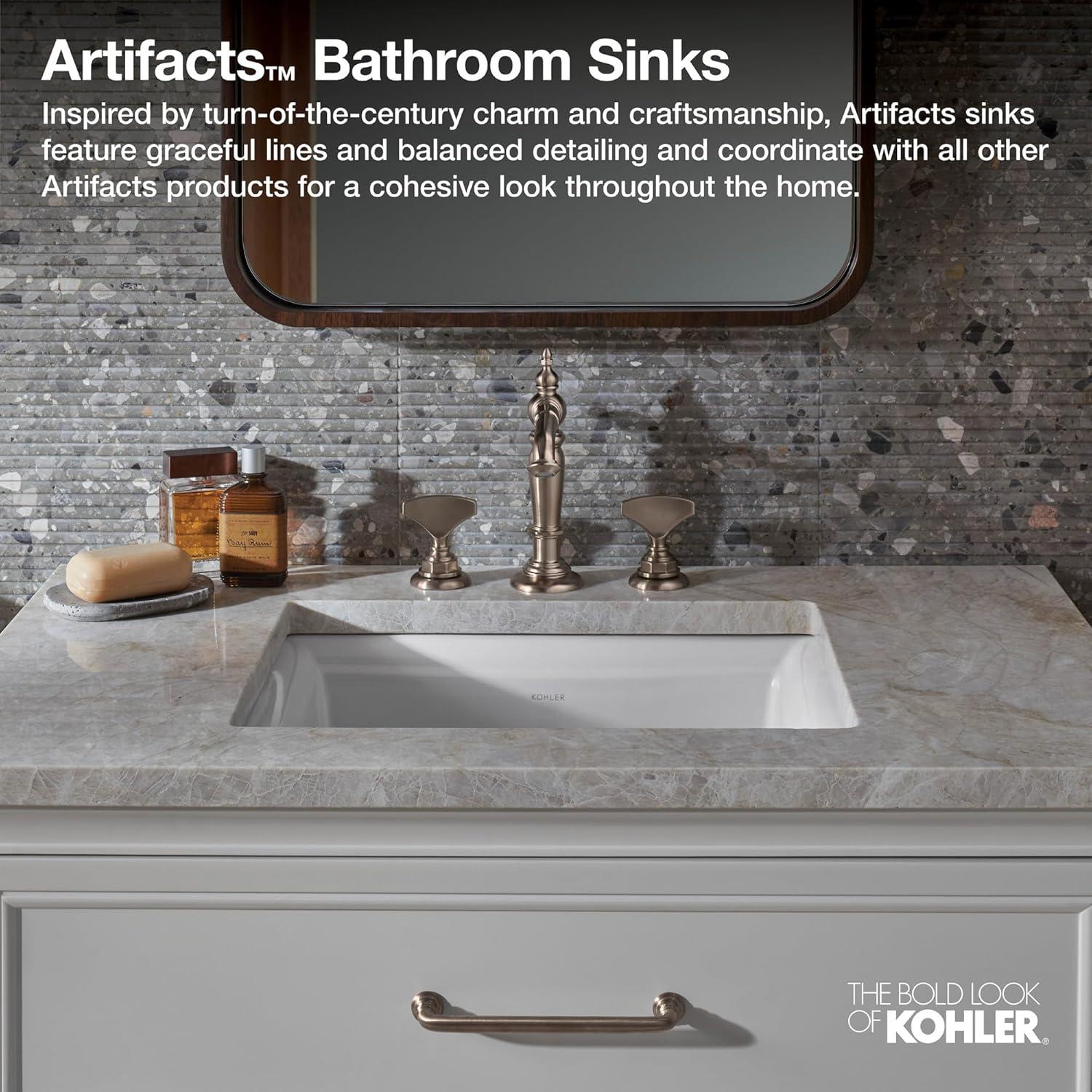 Artifacts 21-1/4 In. Rectangular Undermount Bathroom Sink