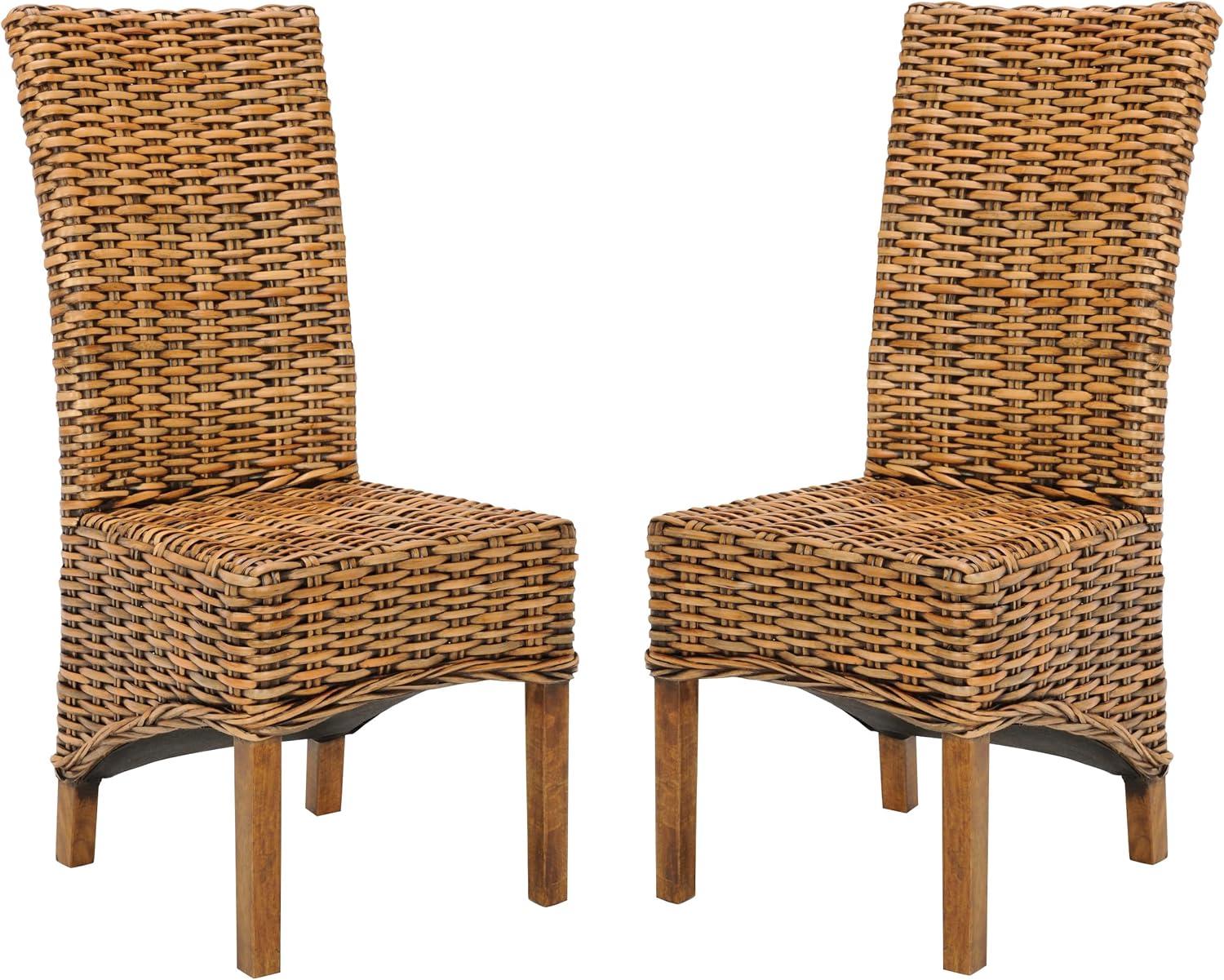 Isla Dining Chair (Set of 2) - Brown - Safavieh