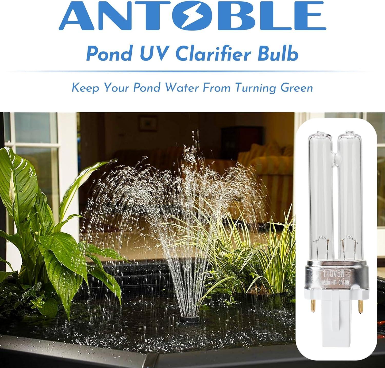 Aquagarden Pennington Aquagarden, Inpond & Awesome Pond UVC Replacement Lamp - 5 Watt , Fits the 200 & 300 & 450 Gallon Models