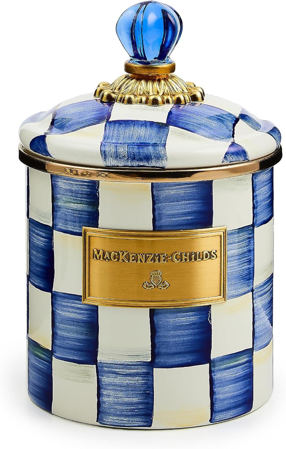 MacKenzie-Childs Royal Check® Canister