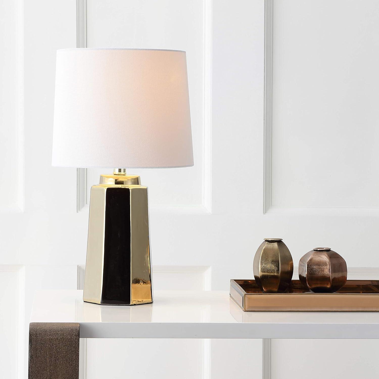Parlon Table Lamp - 17.25 Inch Height - TBL4089 - Gold - Safavieh