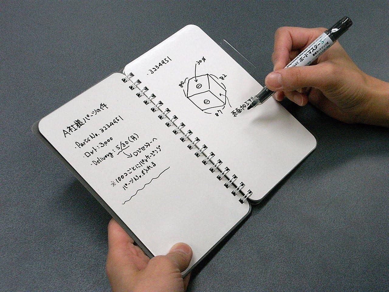 Gray Twin Ring Softcover Dry Erase Notebook