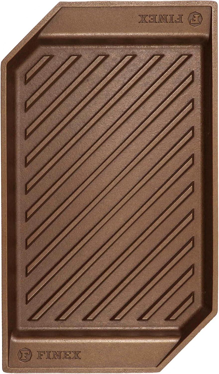 FINEX 15 Inch Cast Iron Lean Grill Pan