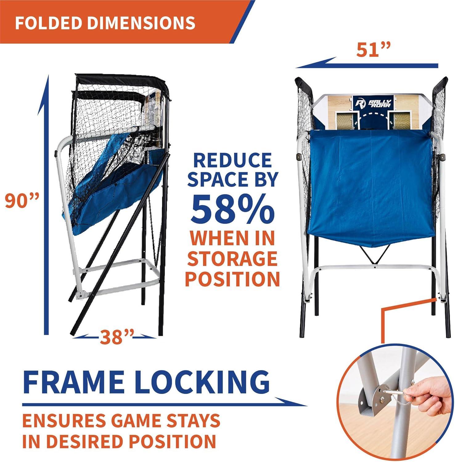 Lancaster Foldable Steel Basketball set of 7