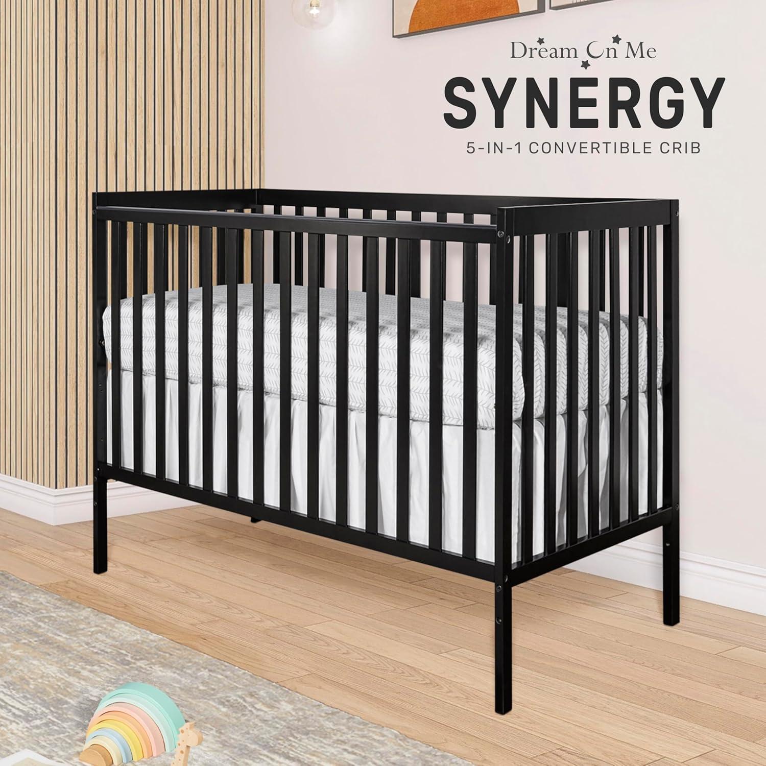 Dream On Me Synergy, 5 in 1 Convertible Crib