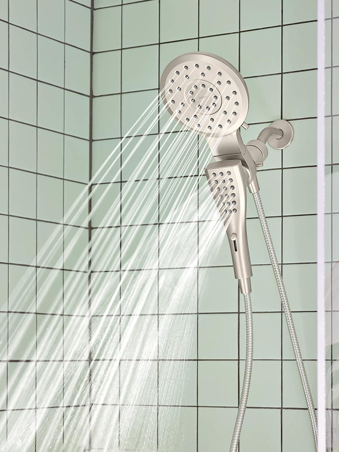 Verso 2.5 GPM Rainshower/Handshower Combination with Infiniti Dial and Magnetix Docking
