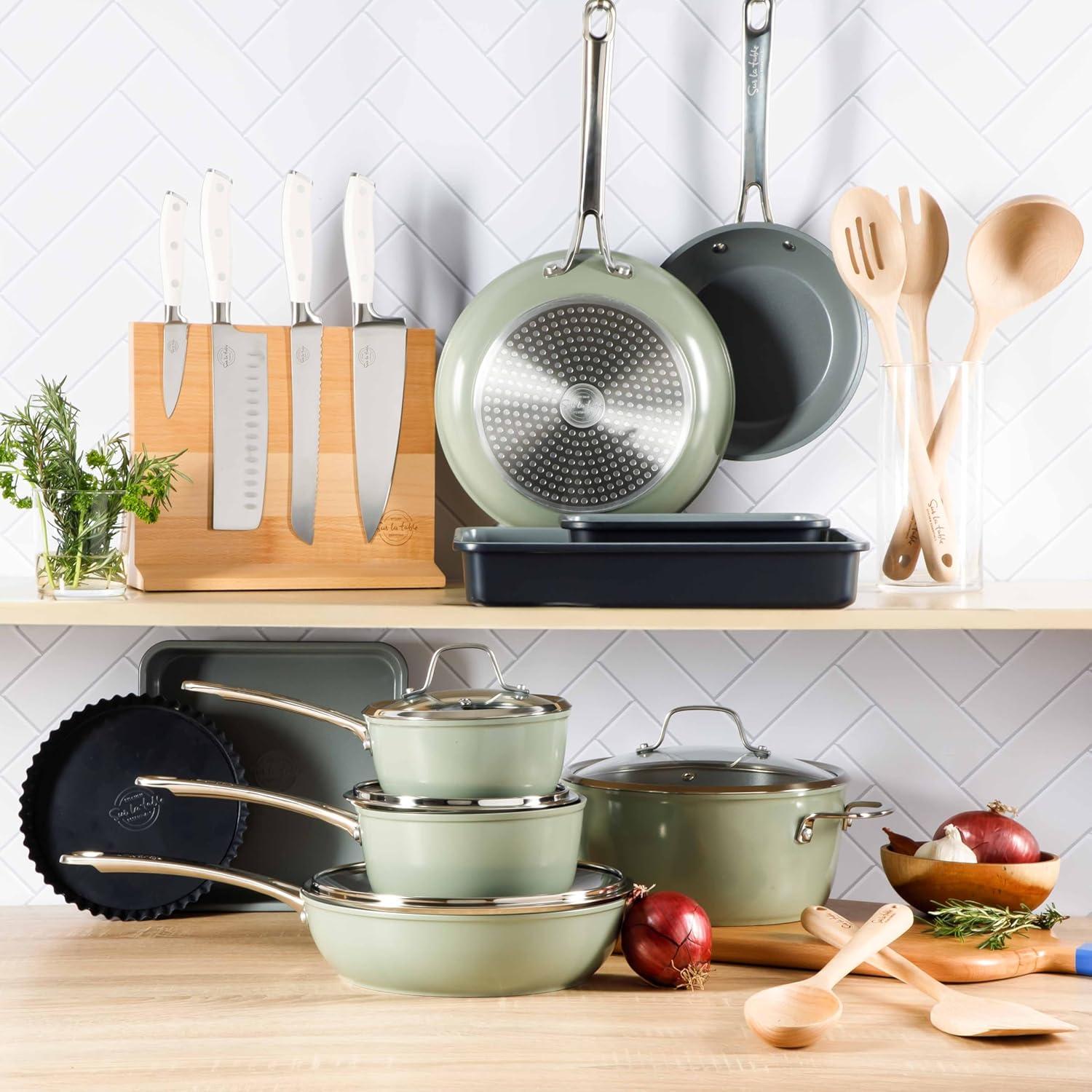 Sur La Table Kitchen Essentials Sur La Table Kitchen Essentials Tasting Kitchen 5 Piece Stainless Steel Knife Block Set