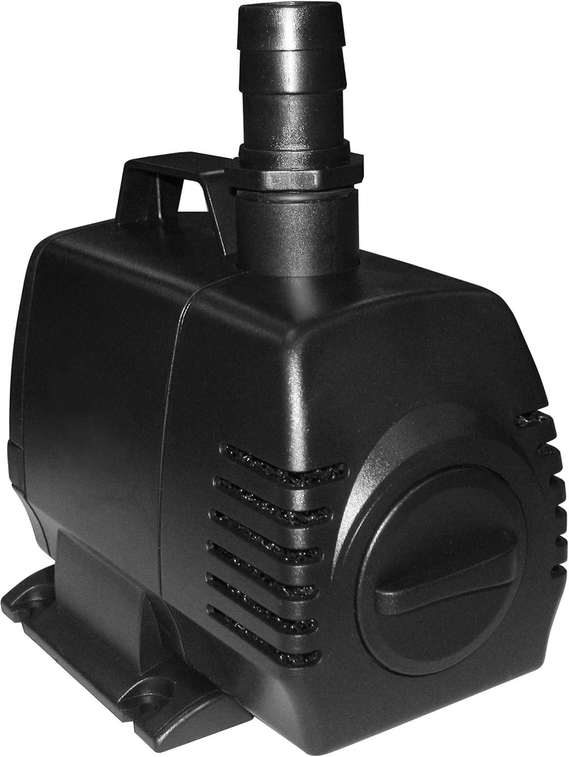 Black Magnetic Drive Submersible Water Pump with Flow Control